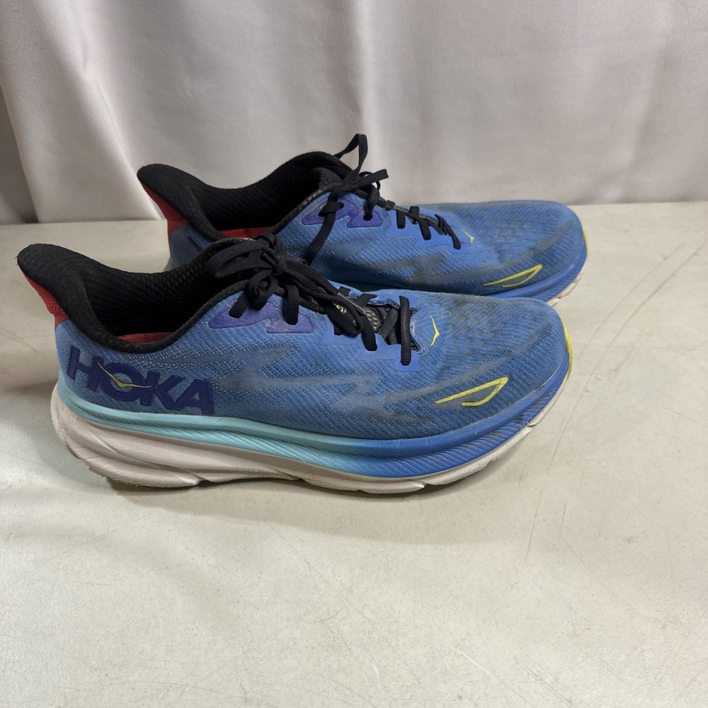 HOKA Clifton 9 Virtual Blue Running Shoes Men's Size 11.5D